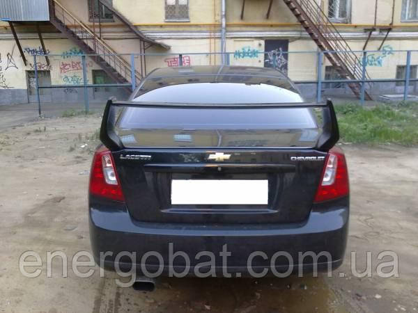 Спойлер для Chevrolet Lacetti, Шевроле Лачетти, стиль LANCER "9 EVOLUTION" Тюнинг - фото 3 - id-p1708341650