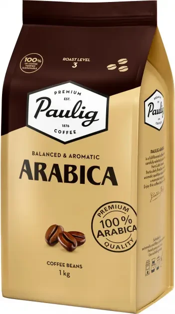 Оригінал! Кава в зернах Paulig Arabica 100% арабіка 1кг, Фінляндія