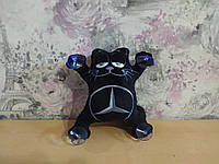 Іграшка кіт Саймона у машину з вишивкою Mercedes мерседес чорний подарунок автомобілісту 01584