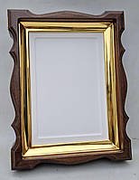 Кіот із позолоченою рамою й залівкашеною дошкою, фото 2
