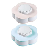 Обертова тарілка для закусок фруктів і солодкого, менажниця у вигляді квітки на 5 секцій,одноярусна, фото 3