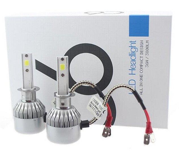 LED лампи для фар автомобіля С6-H1 Turbo LED