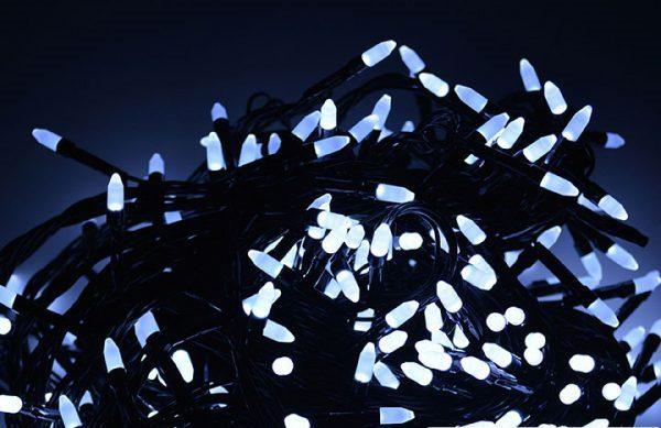 Новорічна світлодіодна гірлянда W-3 біла 100Led, фото 1