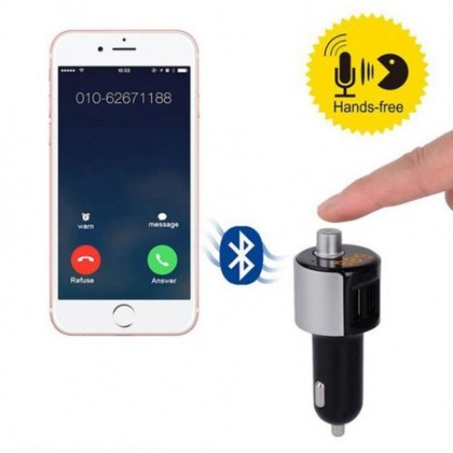 Автомобільний FM трансмітер модулятор G9 BT з Bluetooth, 2USB, MP3 Player