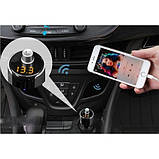 Автомобільний FM трансмітер модулятор G9 BT з Bluetooth, 2USB, MP3 Player, фото 3