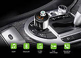 Автомобільний FM трансмітер модулятор G9 BT з Bluetooth, 2USB, MP3 Player, фото 8