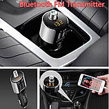 Автомобільний FM трансмітер модулятор G9 BT з Bluetooth, 2USB, MP3 Player, фото 9