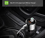 Автомобільний FM трансмітер модулятор G9 BT з Bluetooth, 2USB, MP3 Player, фото 10