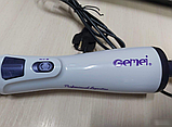 Фен-щітка обертається Gemei GM-4826 для сушки і укладання волосся, Мультистайлер, фото 6