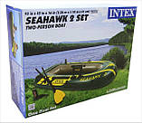 Intex надувний човен 68347 SeaHawk 2 Двомісна, фото 5