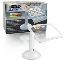 Універсальна лупа Brighter viewer з підсвічуванням