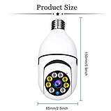 Панорамна IP WiFi камера відео для Kerui CAMERA CAM L1 E27 WIFI IP 360/90, фото 5