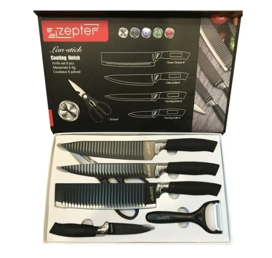 Набір кухонних ножів Zepter ZP-007, фото 1