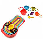 Набір з 6 кольорових мірних ложок, фото 2