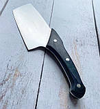 Кухонний ніж топорик Goldsun ВМ-758 26см, фото 3