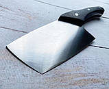 Кухонний ніж топорик Goldsun ВМ-758 26см, фото 4