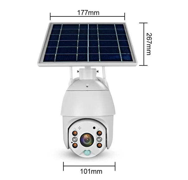Камера видеонаблюдения IP CAMERA XF-DC06-F 4G solar WI-FI с солнечной батареей - фото 3 - id-p1708372337