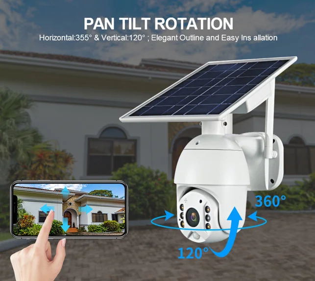 Камера видеонаблюдения IP CAMERA XF-DC06-F 4G solar WI-FI с солнечной батареей - фото 4 - id-p1708372337