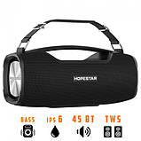 Потужна портативна бездротова Bluetooth колонка Hopestar A6 Pro 45Вт з Мікрофоном, фото 6