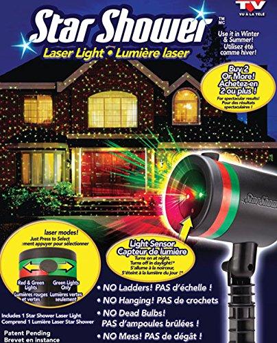 Лазерний зоряний проектор star shower laser light для будинку і вулиці, фото 1