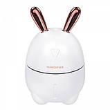 Зволожувач повітря дитячий Humidifier Rabbit LED 2в1 і ароматизатор c підсвічуванням аромадиффузор Зайчик, фото 5