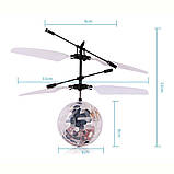 Летаюший диско куля Whirly led Ball, фото 2