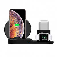 Бездротова док-станція Fast Charge 5750В 3 в 1 з функцією швидкого зарядку для Airpods, iPhone і Apple Watch