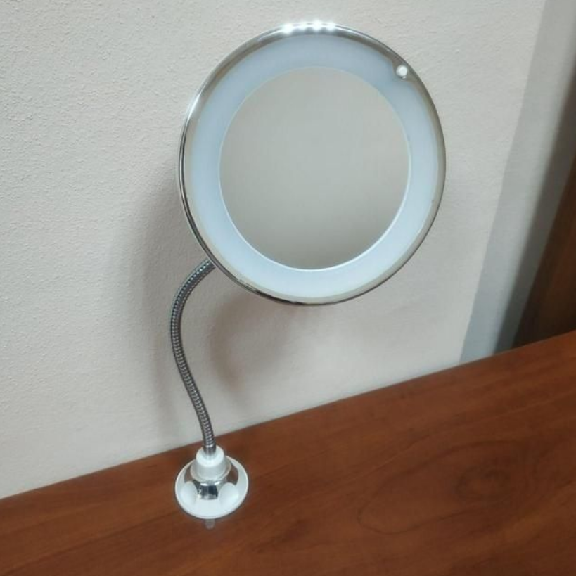Зеркало для макияжа Flexible Mirror с подсветкой на гибкой ножке ( WO-30) - фото 5 - id-p1708371200