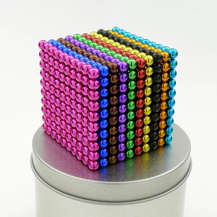 Неокуб (NeoCube) в боксі 216 кульок кольоровий, фото 1