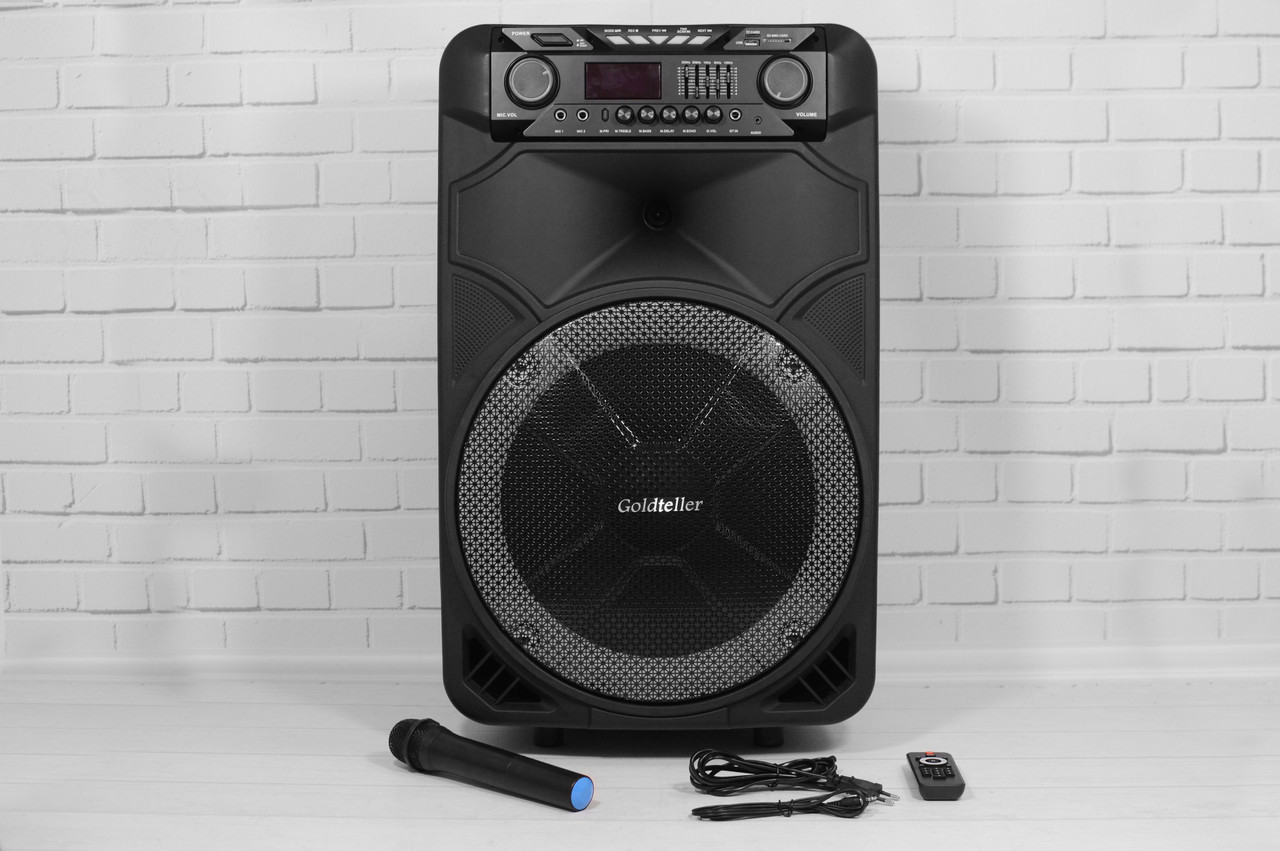 Акустична система Goldteller GT - 6023 (80W/ лід підсвічування динаміка), фото 1