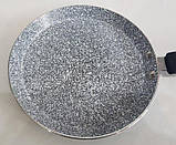 Сковарда для млинців з антипригарним покриттям 20 см UNIQUE UN-5411 граніт, фото 3