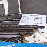 Шафа тканинна 8864 75/45/145 (Сірий, кавовий, бордо), фото 3