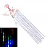 Гірлянда Тануть бурульки LED 50см 8шт, різнокольорові, фото 2
