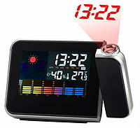 Часы метеостанция с проектором времени и цветным дисплеем