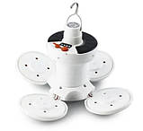 Підвісна лампа для кемпінгу і відпочинку на акумуляторі з сонячною панеллю 2029 / Сонячна аварійна лампа, фото 5