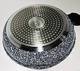 Сковарда UNIQUE UN-5104-24 граніт світлий з антипригарним покриттям, фото 3