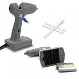 Клеєвий пістолет для сиконового клею від мережі і батарейок JDER 2 в 1 S-609, фото 5