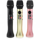 Бездротової Bluetooth мікрофон для караоке L-598 з динаміком, фото 7