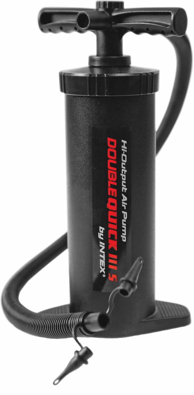 Насос ручний Intex 68605 AIR HAMMER 37см + 3 насадки, фото 1