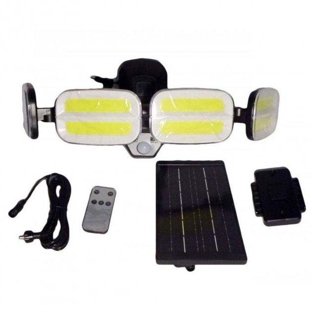 Вуличний ліхтар з сонячною панеллю BL-KXK601 Solar 240 COB, фото 1
