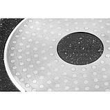 Кастрюля-казен Edenberg EB-8112 з мармуровим покриттям і скляною кришкою 3.7 л, фото 5