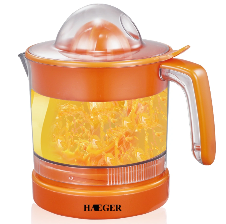 Элеклрическая міні-соковижималка для цитрусових Haeger HG-616Y, Помаранчева, 750 мл