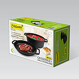 Каструля+сковорода гриль овальні MR-4126, фото 5
