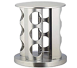 Набір для зберігання спецій Spice carousel, 12 ємностей з обертається підставкою, фото 3