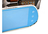 Дзеркало з вбудованим сенсорним монітором 7" LCD+BT з підключенням камери, фото 6