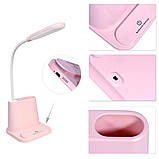 Настільна лампа USB з тримачем для телефону multifunctional DESK LAMP - 1200Mah вбудований акумулятор, фото 4