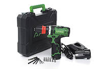 Дриль-шуруповерт, швидкознімання APRO 12В,1,5А, 12DC, 2 АКБ, ЗУ, кейс