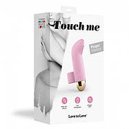 Вібратор на палець Love To Love TOUCH ME ROSE перезаряджається, потужний мотор, фото 3
