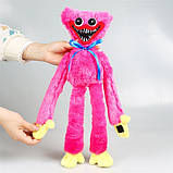 М'яка Іграшка Кіссі Міссі Huggy Wuggy Poppy Playtime, 40 см Рожевий, фото 2