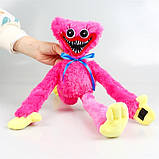 М'яка Іграшка Кіссі Міссі Huggy Wuggy Poppy Playtime, 40 см Рожевий, фото 8